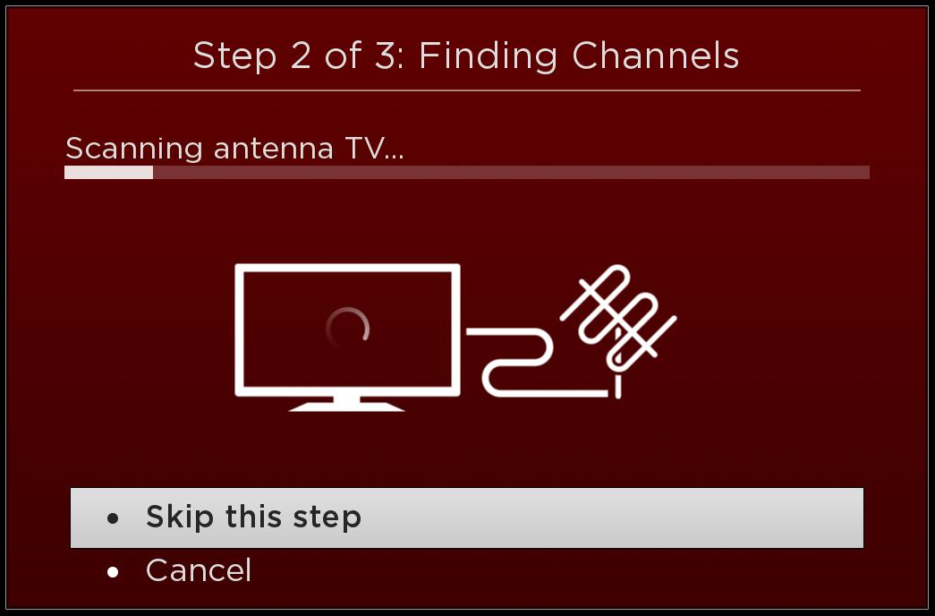 tcl roku tv channel scan